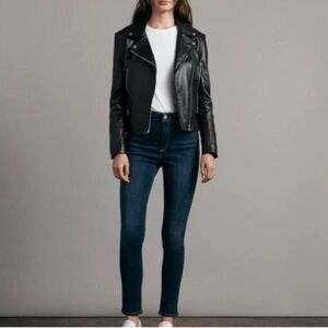 RAG & BONE HIGH-RISE SKINNY DARK BLUE JEANS NEW GATE NINA size 24 EUC